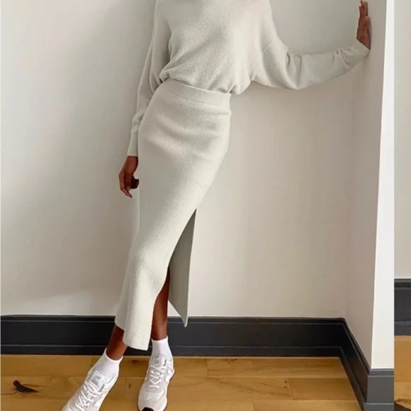 *black* wilfred hush knit skirt XXS - Picture 1 of 1